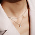 Silver Mother of Pearl Pendant Necklace